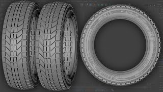 3D Car Tire Modeling Tutorial