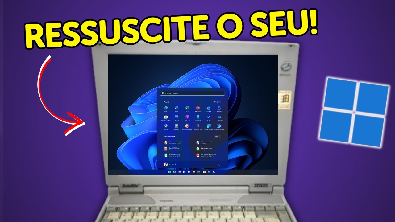 Como REVIVER um Notebook ANTIGO: Upgrade Essencial e Instalação Windows!