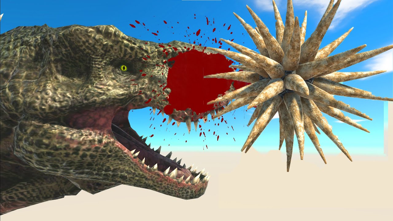 Who Can Pass the Spike Trap and Reach the Finish Line - Animal revolt Battle Simulator