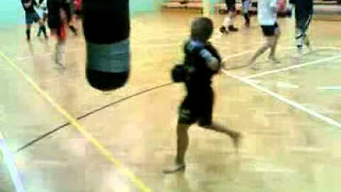 Arkadiusz liwa. Trening na worku.