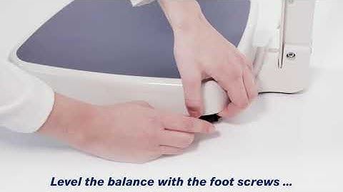 Prof. personal floor scale with BMI function, type approval and approval for medical use | KERN MPE