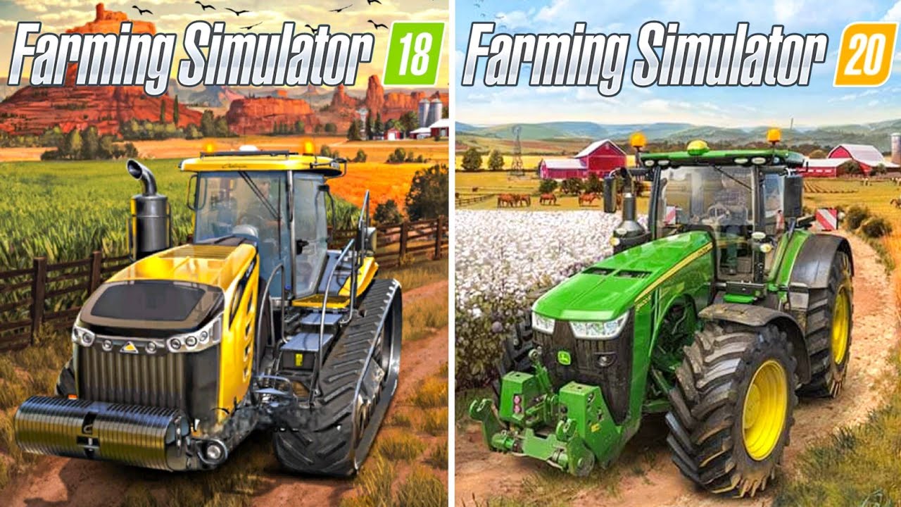 Fs18 vs Fs20 | New First Look | New Graphics Compare | Timelapse 