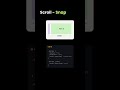 Smooth Scroll Snap with Just CSS! 😍 #css #webdesign