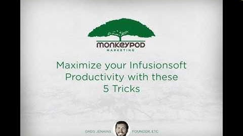 Infusionsoft Internal Automation [A recap from ICON 2016]