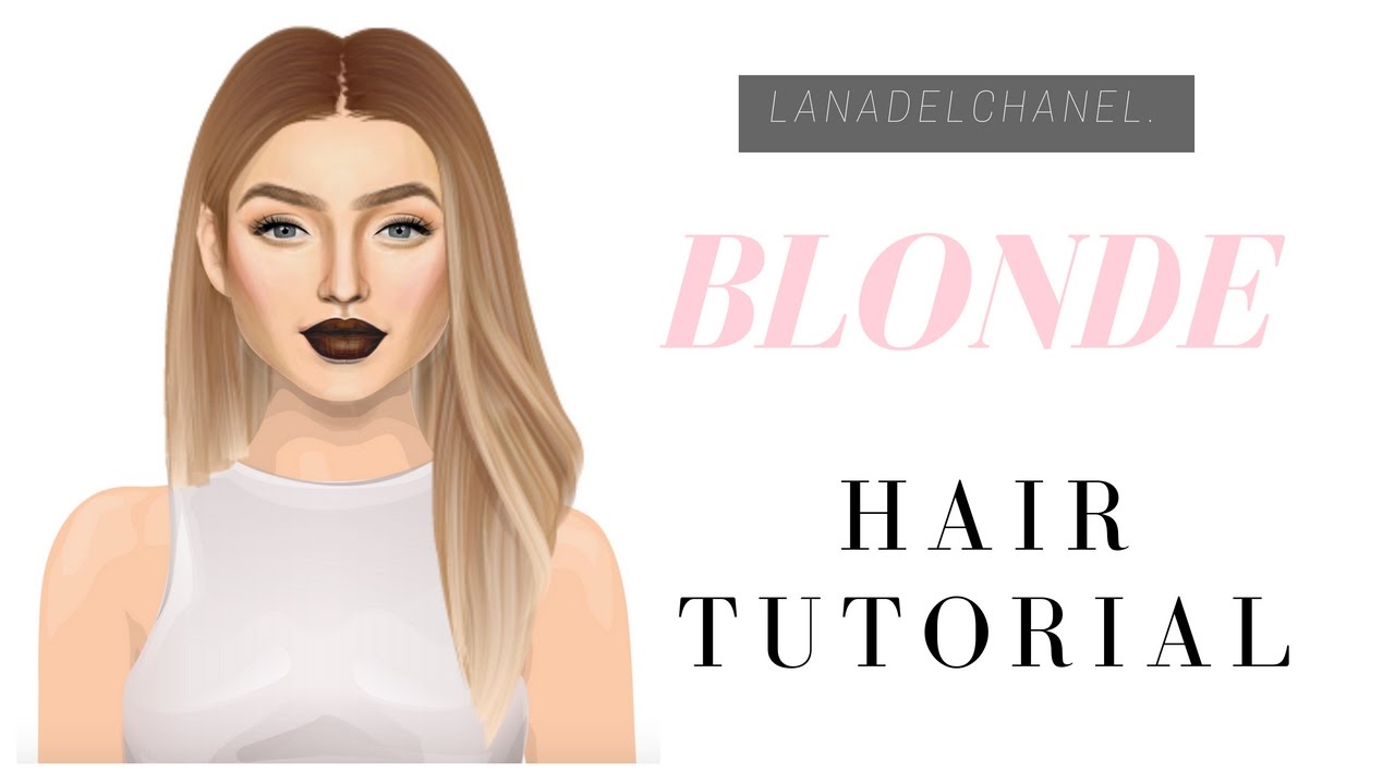 Brown/Blonde Side Waves Hair Tutorial | LanaDelChanel.
