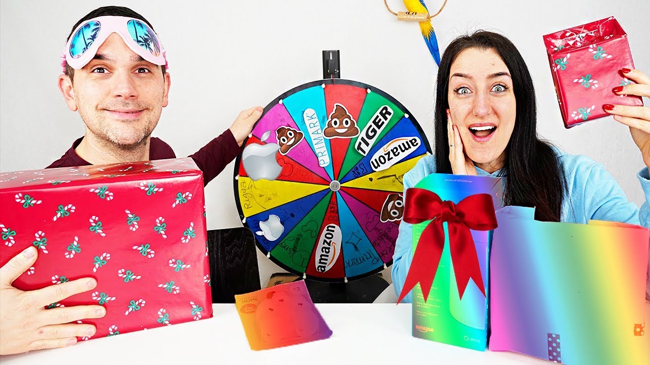 giochi uniti LA RUOTA DEI REGALI CHALLENGE!!!! AMAZON APPLE TIGER PRIMARK !