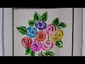 Brush pen flower painting #artandcraft #viral #artandcraft @new crafts Idea