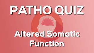 Pain Quiz (Nursing) - Introduction to Pathophysiology