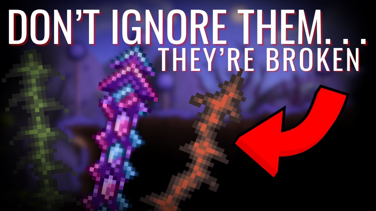 Why Nobody Uses These AMAZING Terraria Weapons?