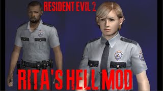 Resident Evil 2: Rita's Hell - New MOD! - PC - Full Playthrough - Download link in description