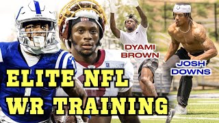 Elite Nfl Wr Training Wdyami Brown & Josh Downs