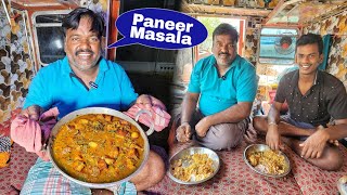 Aaj Papa Banaenge special Paneer masala 😋 || Cooking inside the truck || #vlog