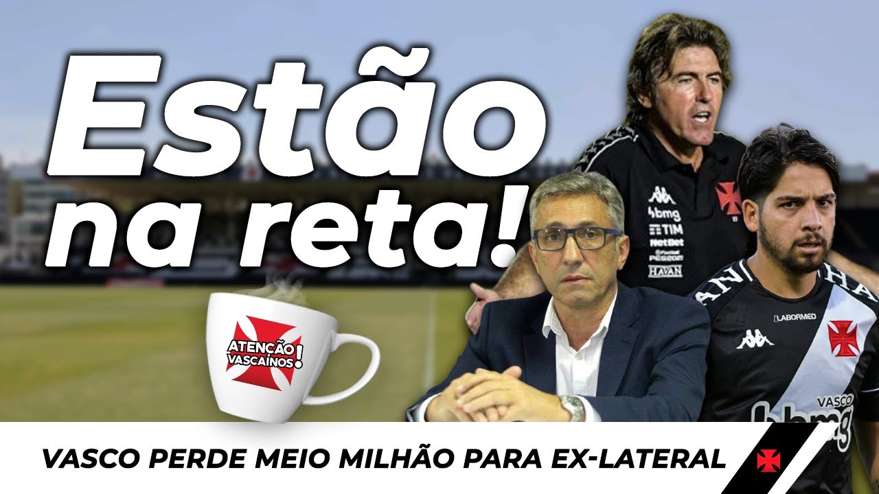 Testes de Covid-19 definirão escalação do Vasco para o jogo desta 5ª-feira; veja vídeo