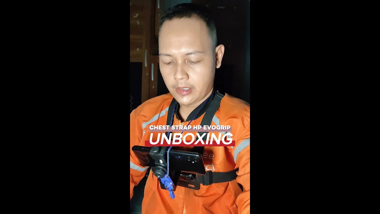 UNBOXING CHEST STRAP HP EVOGRIP AK10 HOLDER HP DADA