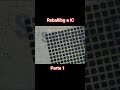 procedimiento de reballing a un IC #smartphone #tecnologia #microelectronics