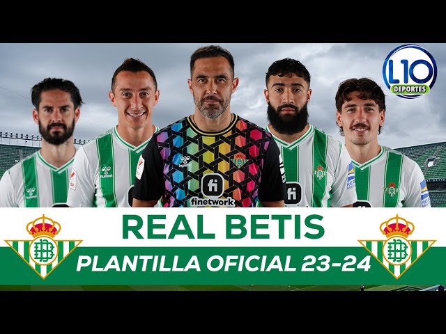 Plantilla del betis 23/24