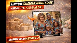 Unique Custom Photo Slate – A Heartfelt Keepsake Gift
