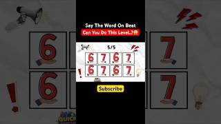 Say Th Word On Beat Challenge With 67