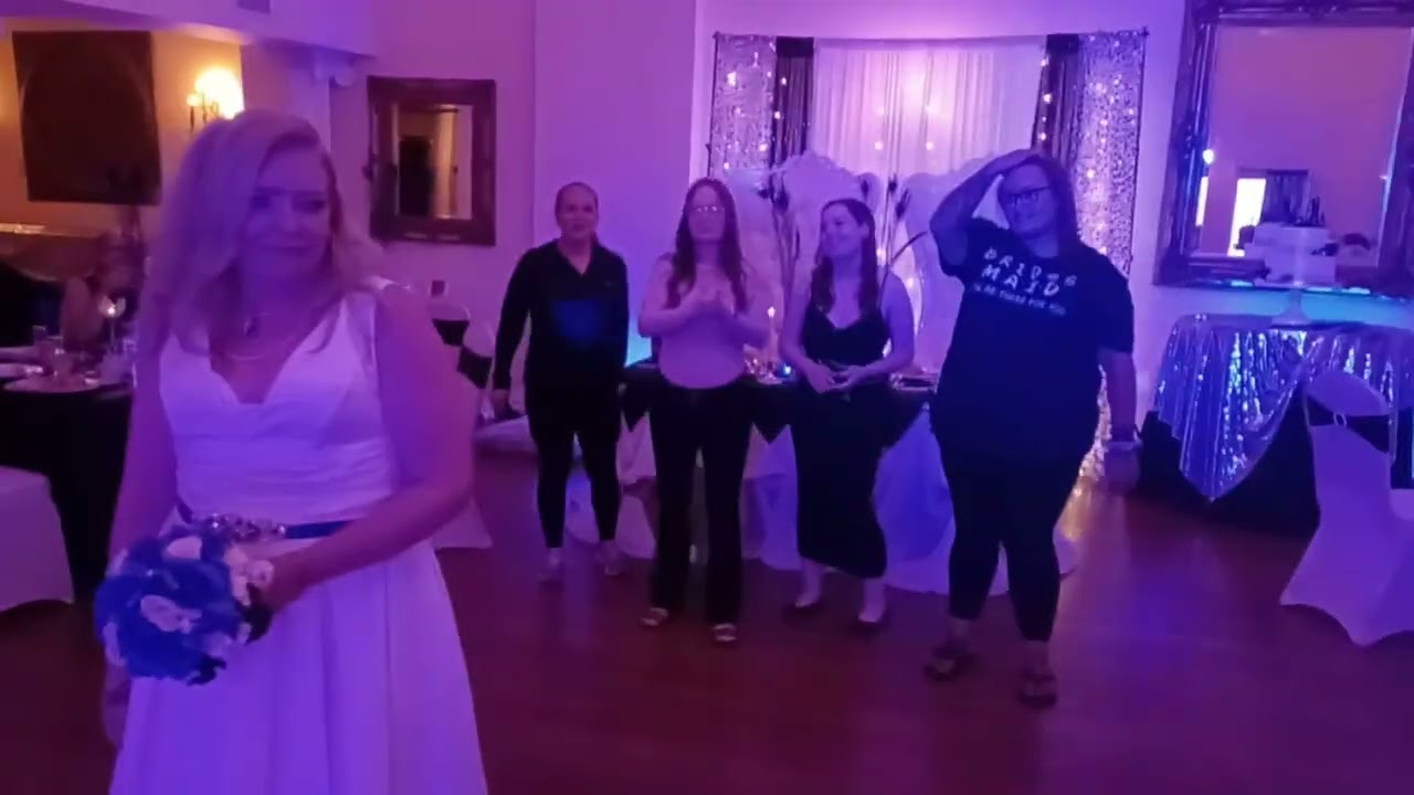 Royal Ballroom Bouquet Toss/ Garter Placement