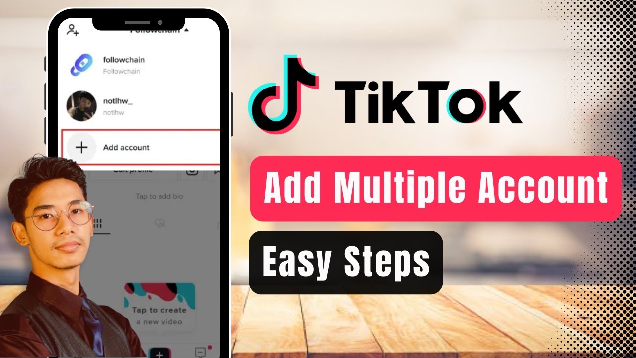 How to Add Multiple Accounts on TikTok ! - YouTube
