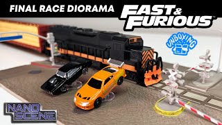 UNBOXING: 2024 Jada Nano Scenes Fast and Furious Final Race Diorama with Train! (Hollywood Rides)