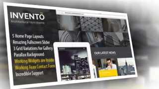 Invento Responsive Architecture HTML5 Template - Video ServerThemes.Net