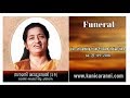 Konica live telecast funeral of saumini samuel vayathara bright villa chingavanam