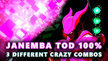 3 EVIL JANEMBA TOD 100% COMBOS ⚔️ DBFZ 2025
