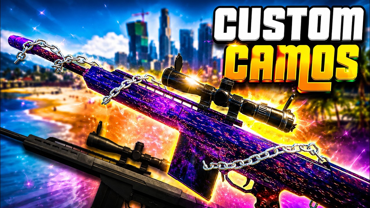How To Get Custom Gun Camos in GTA V Online | 2026 - YouTube
