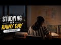 ⛈️ Thunderstorm sound | Study with me| On a rainy day 🌧️, Cozy Evening study , Straight 1hour.