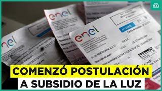 Comenz Nueva Postulacin Al Subsidio Para Cuentas De La Luz