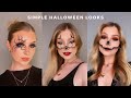 3 Last Minute Simple Halloween Looks 👻