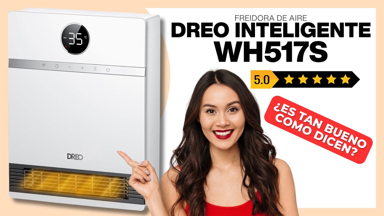 Calefactor de Bajo Consumo Dreo Inteligente WH517S | ❌ ¡NO COMPRES sin ver ESTE VÍDEO!