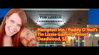 Room tour and perks Hampton Inn Tin Lizzie Gaming Resort Casino Deadwood SD
