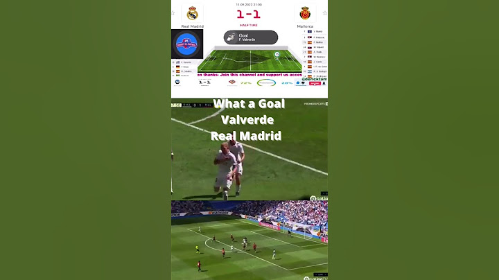 Real Madrid vs Mallorca Highlights Valverde What a Goal La Liga Football Match 2022 en Vivo Live