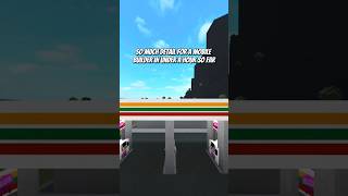 ⛽️Pro builder turns gas station into a 7/11 Store #bloxburg