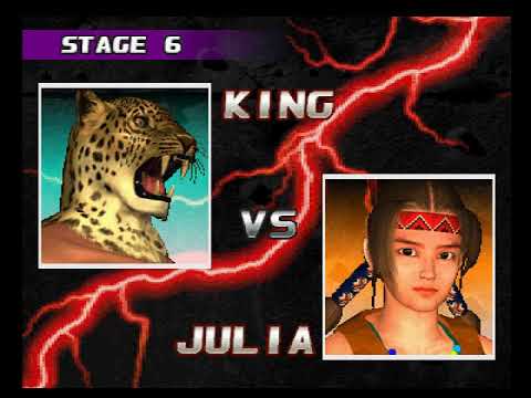 Tekken 3 ( PS1 ) - King - Arcade Mode - Original Music ( Feb 23, 2018 )