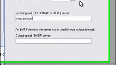 How to set up Outlook exprees with an AOL account?