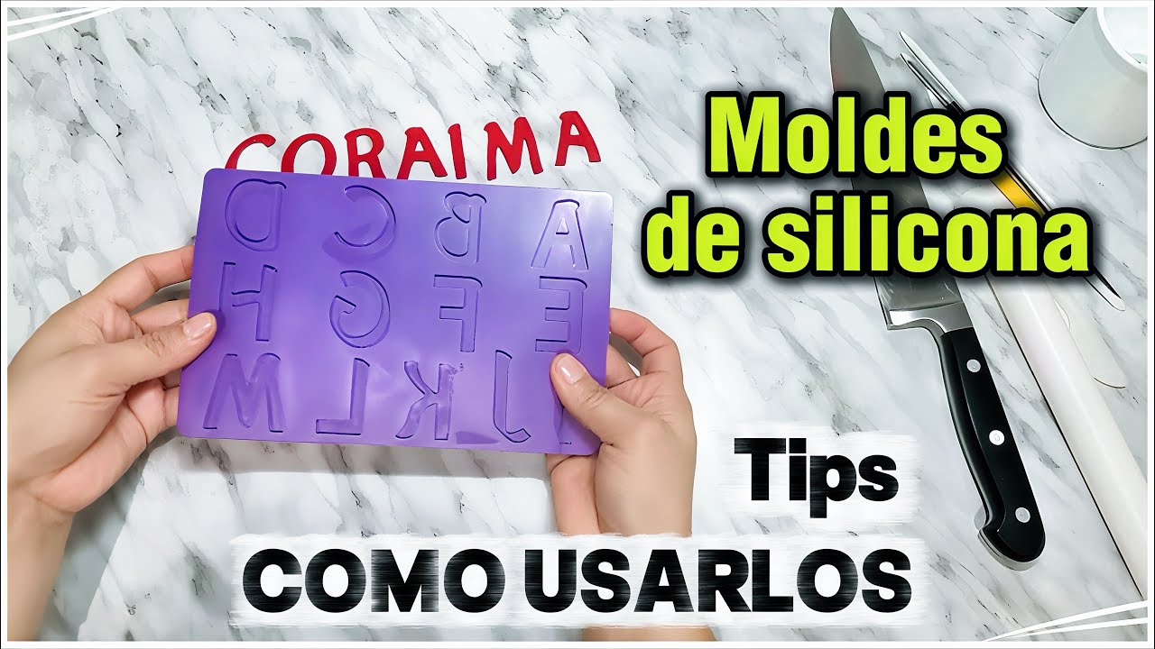 💯 Así lograrás LETRAS PERFECTAS con tus moldes de silicona: Tips y consejos || Pasteles Naromakei ✔️
