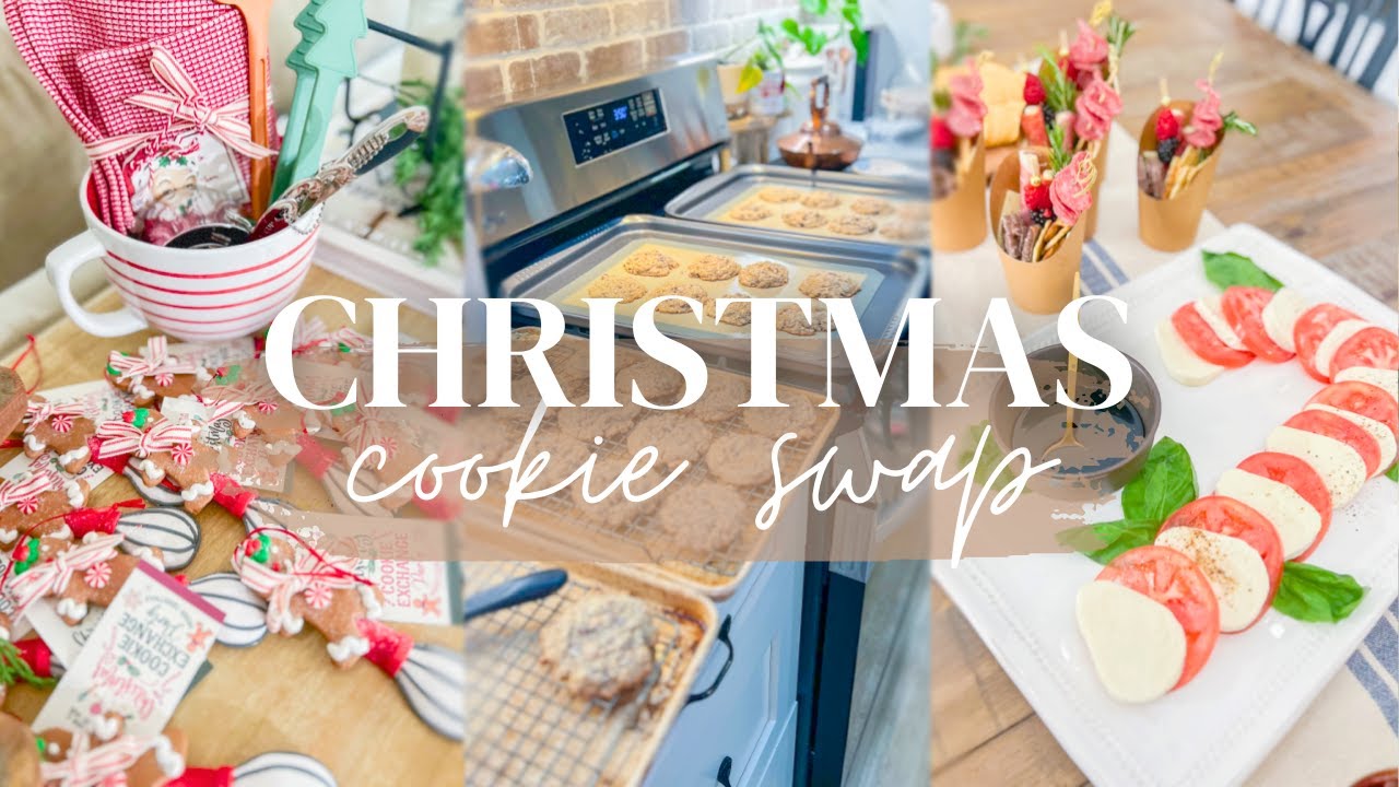 CHRISTMAS COOKIE SWAP PARTY // ANNUAL CHRISTMAS PARTY PREP // CHRISTMAS