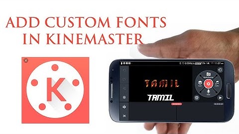எப்படி kinemaster-இல் font-ஐ add பண்ணுவது