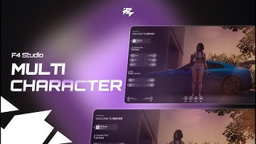 F4 Studio | Multicharacter | QBCore / ESX | FiveM
