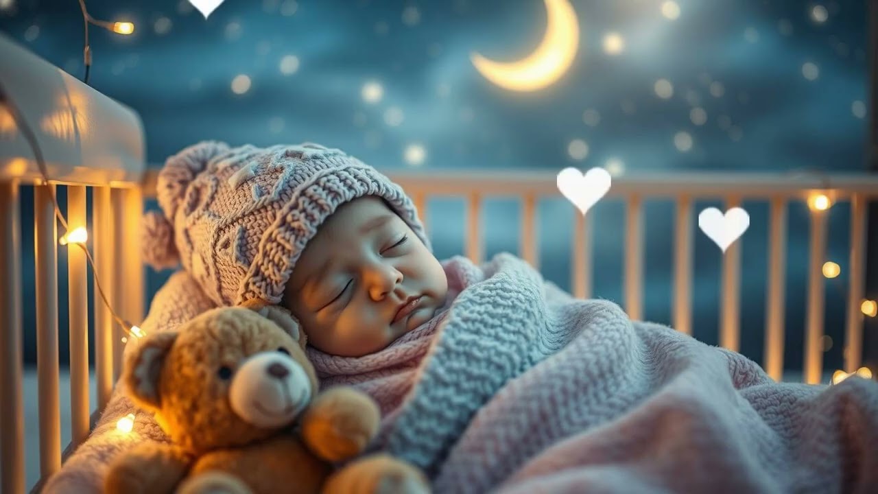 Night Rest Melody 🎼🍼  Soothing Piano Sleep 🌸 Subscribe for More Gentle Dreams 💕