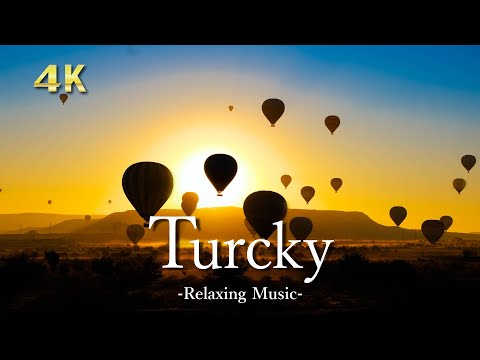 【4K】トルコの絶景｜ピアノのリラックス音楽と美しい風景｜ドローン4K映像｜Turkey