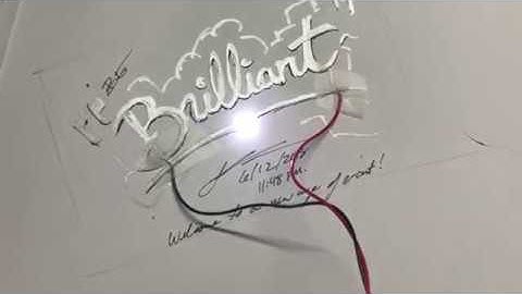 Conductive Typography Experiment: CircuitScribe Ink Pen + Sharpie