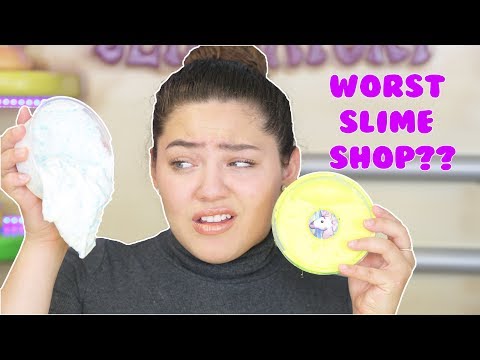 SLIME SHOP REVIEW!!! Worst slime ever or best slime ever?