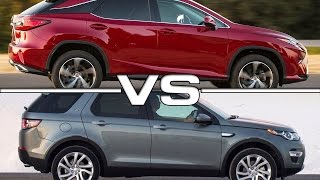 Lexus RX vs Land Rover Range Rover Discovery Sport