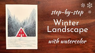 Step-By-Step Winter Landscape Tutorial My Favorite Techniques To Create Winter Magic