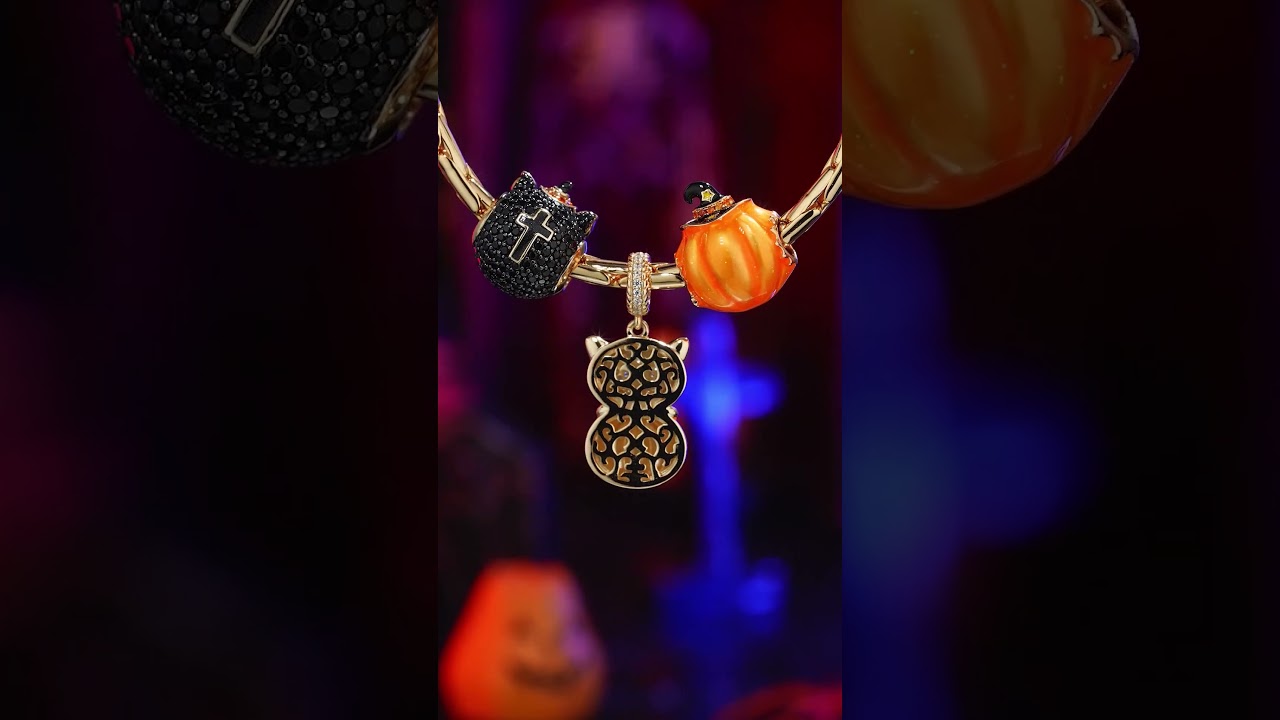 Gona Halloween Party Overture 925 sterling silver charm bracelets 