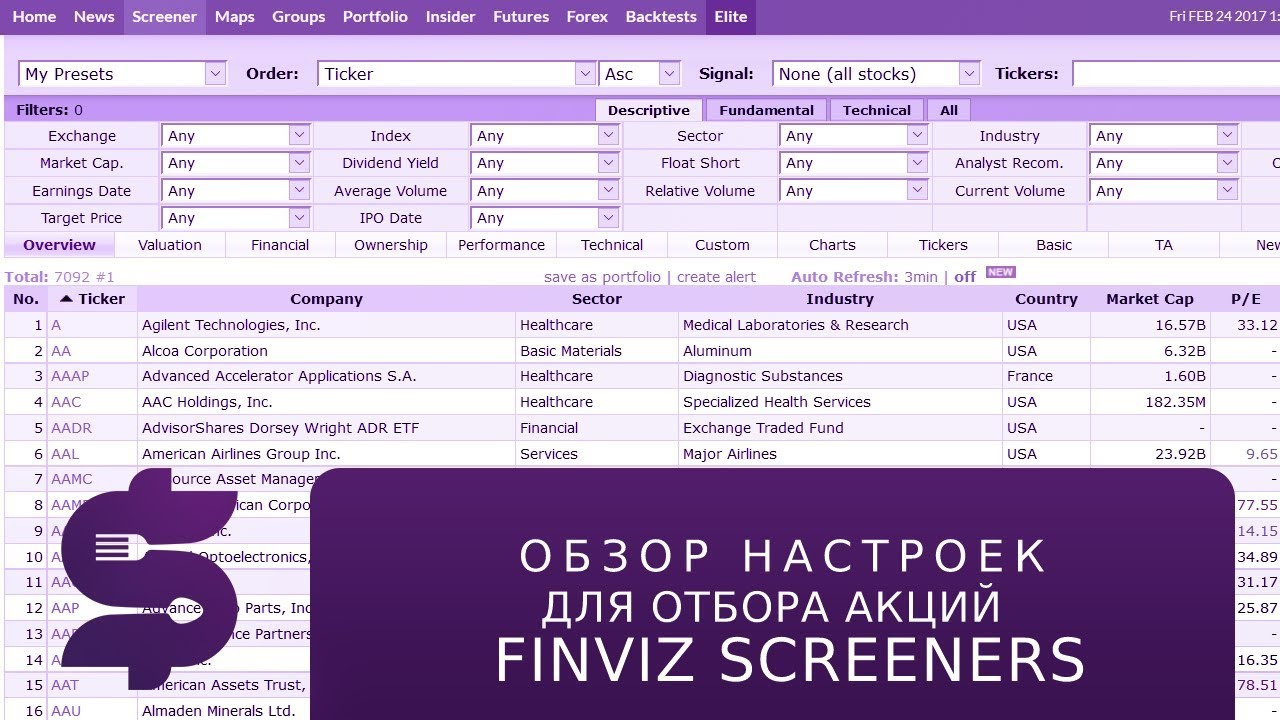 Finviz คืออะไร